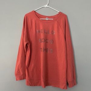 Old Navy Coral Sweatshirt